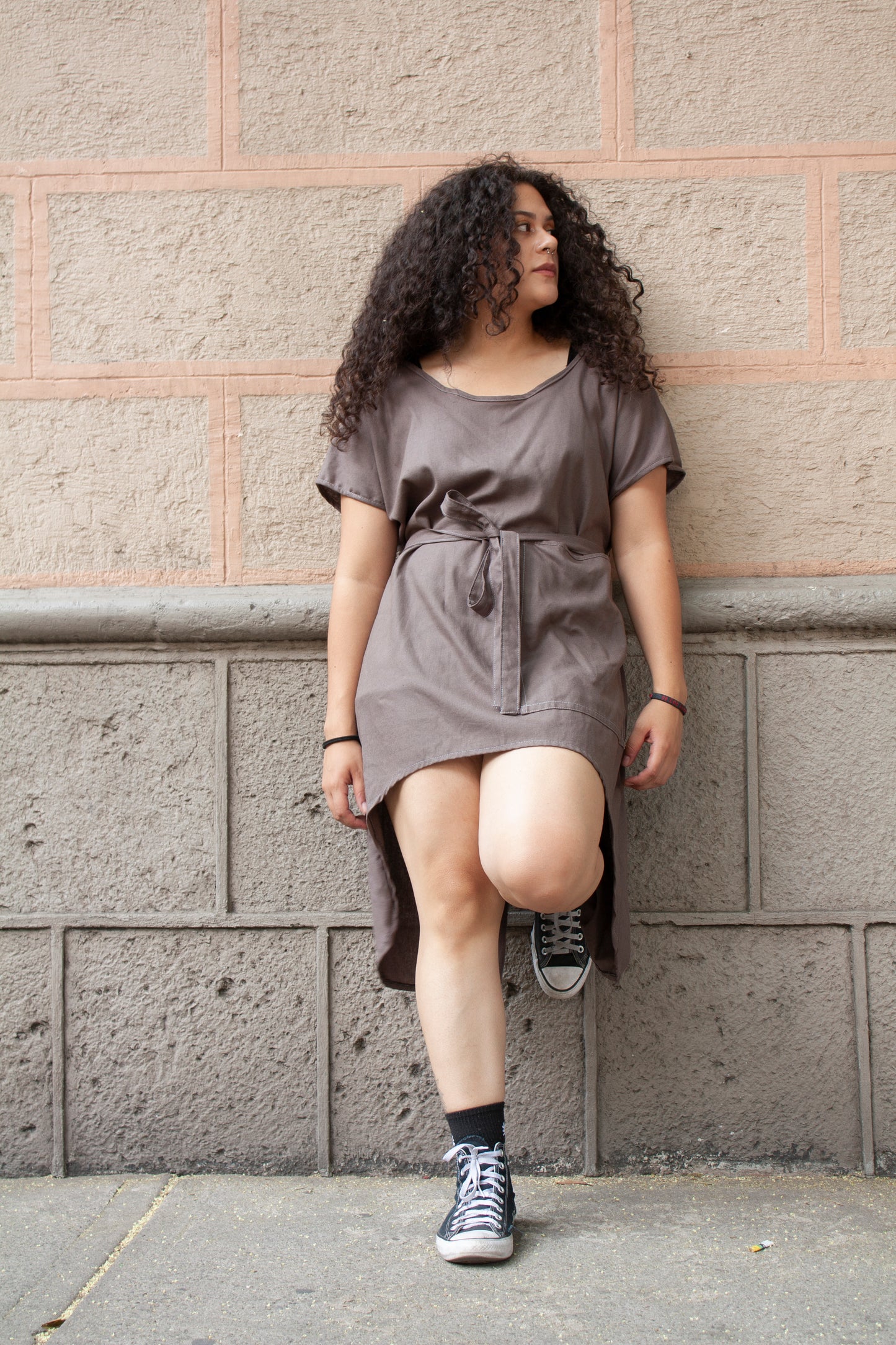 Vestido Asimetrico túnica