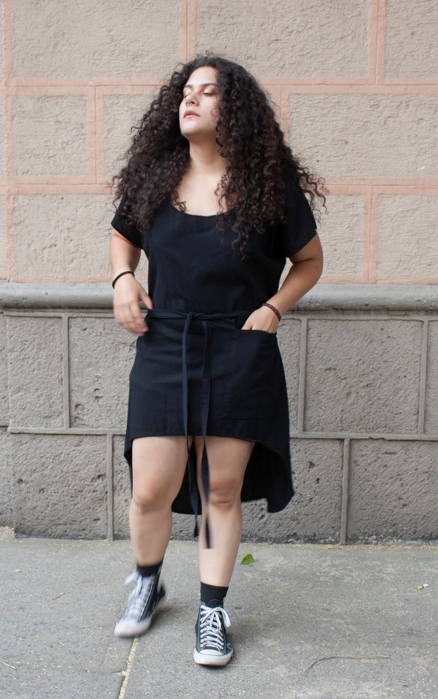 Vestido Asimetrico túnica