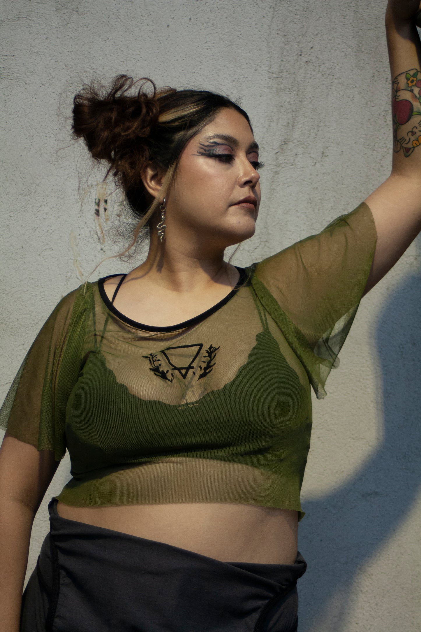 Croptop Green Witch