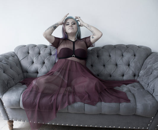 Vestido Vivienne Transparente