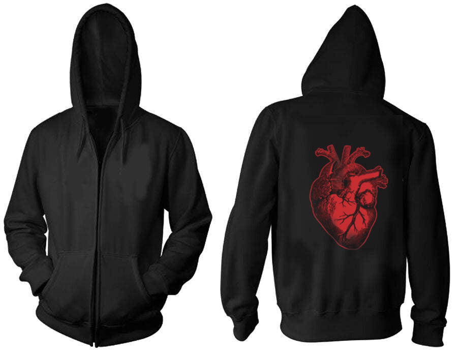 Sudadera Cierre Human Heart