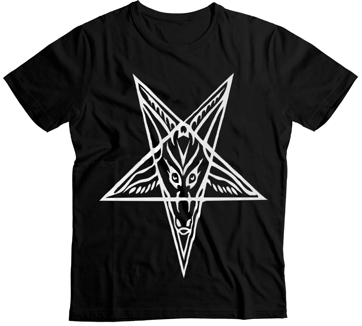 playera baphomet estrella demonio cabra