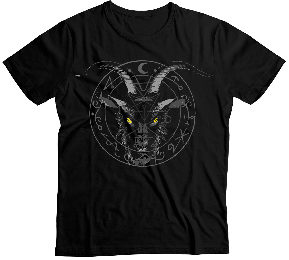 Playera black phillip baphomet cabra satanico satanas lucifer demonio