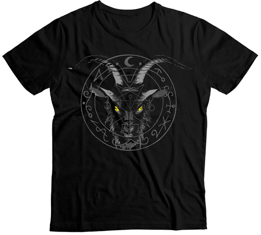 Playera black phillip baphomet cabra satanico satanas lucifer demonio