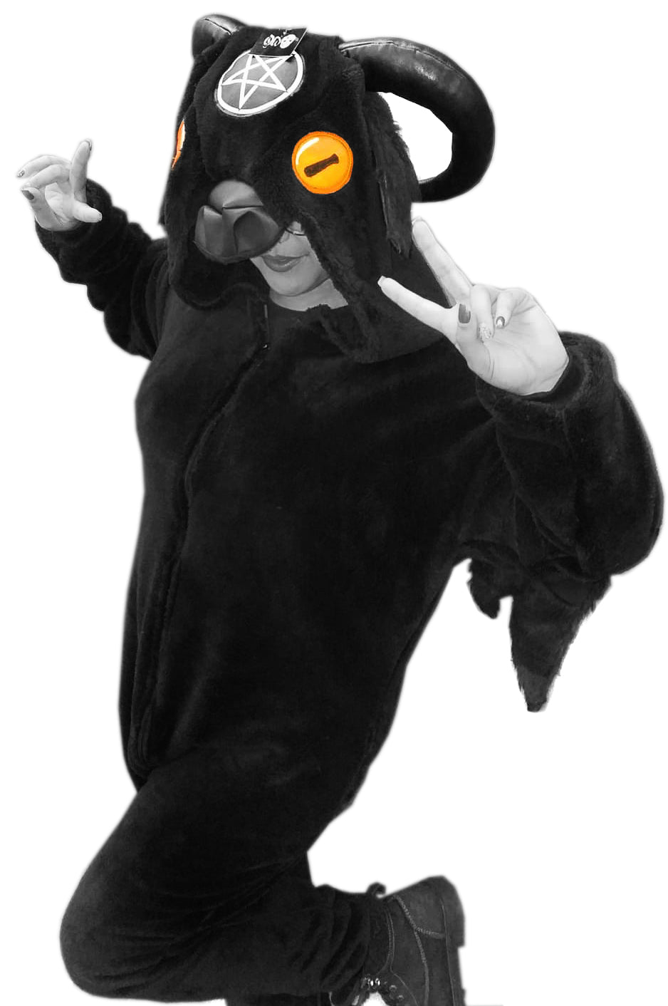 kigurumi baphomet black phillp cabra
