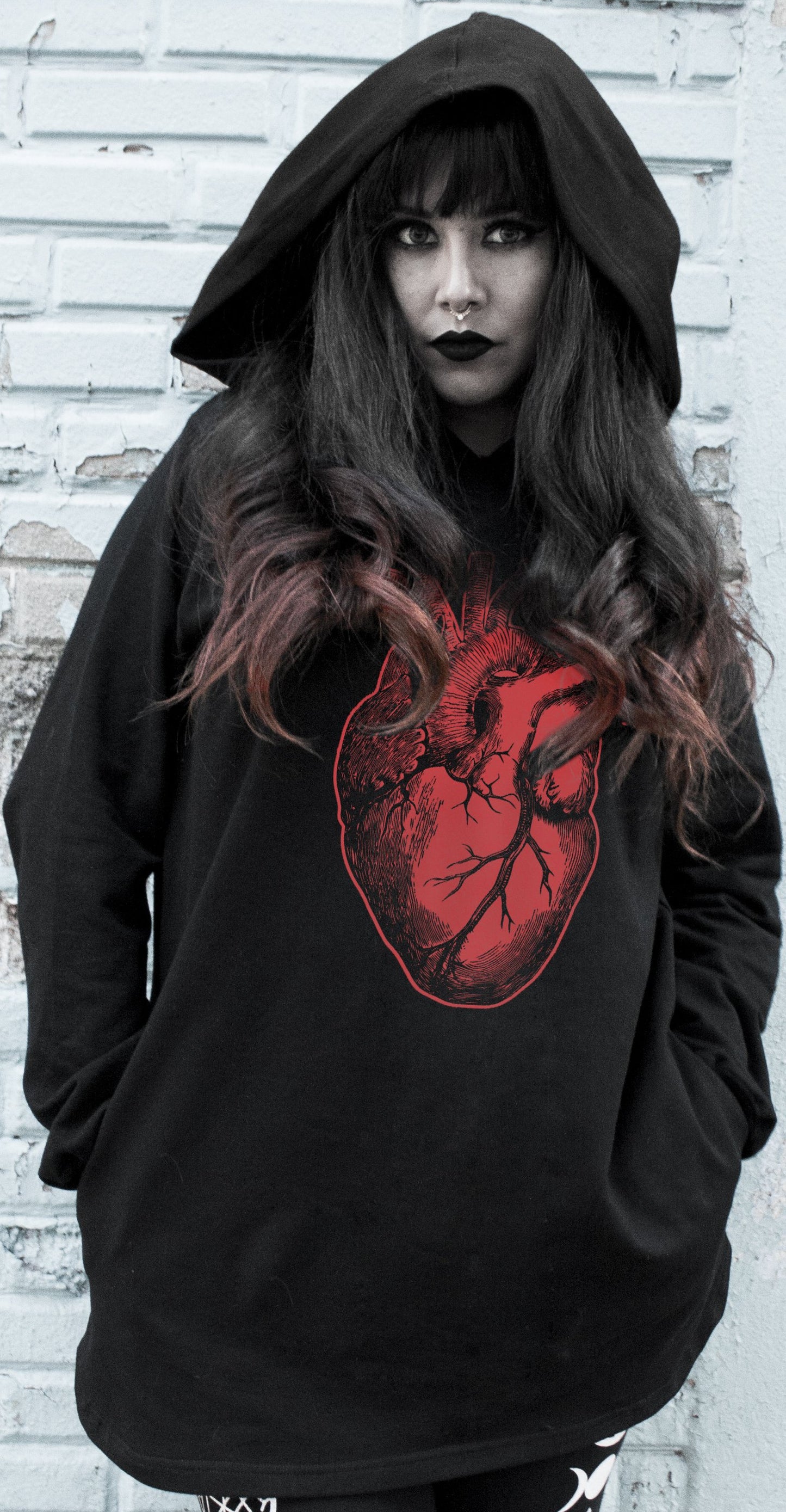 Sudadera larga Human Heart