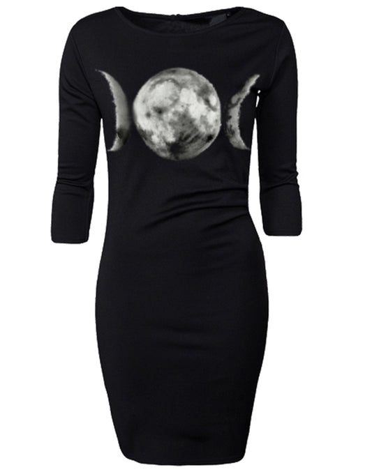 Vestido Manga 3/4 - Wicca Moon