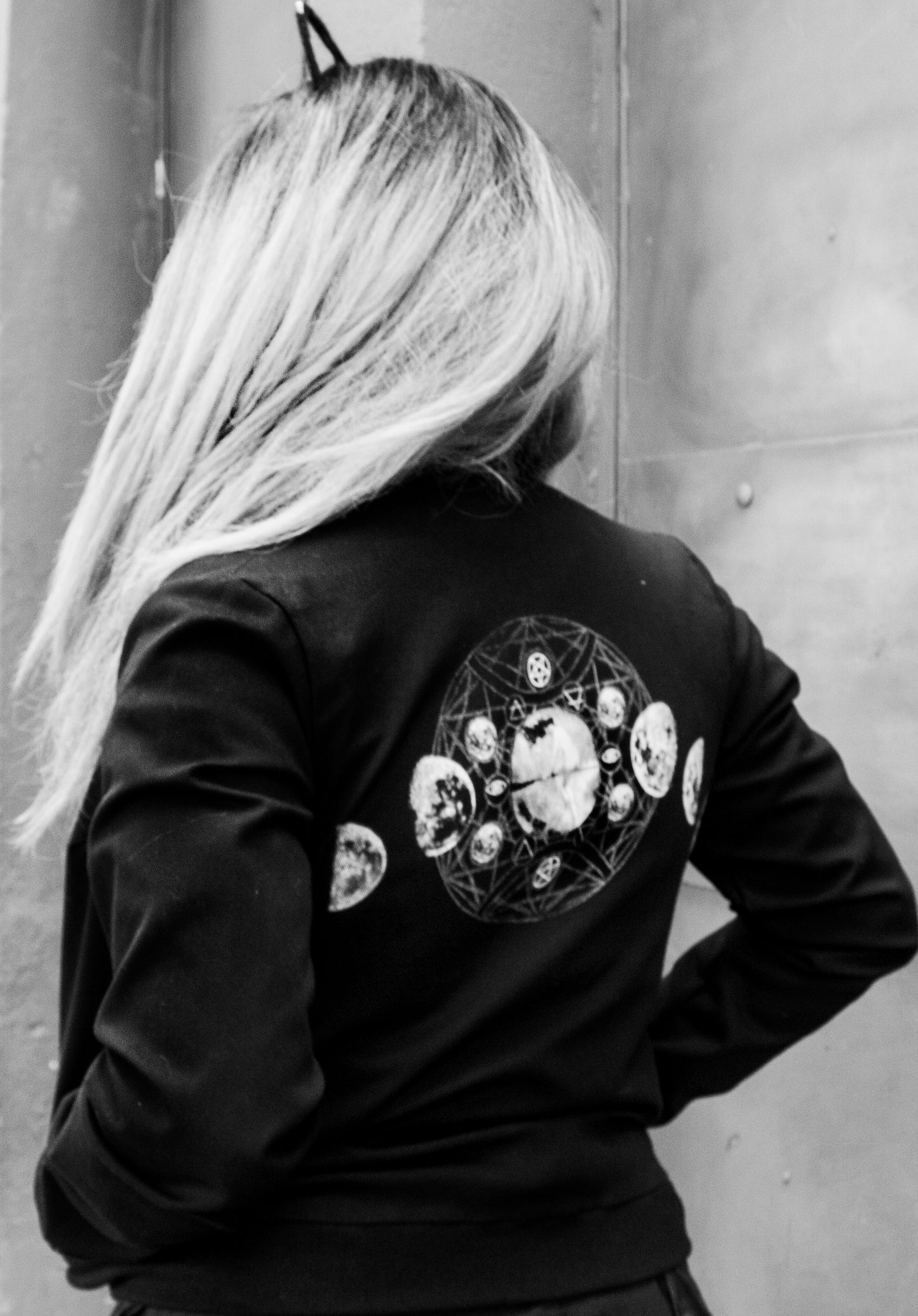 Chamarra Bomber Moon Phases