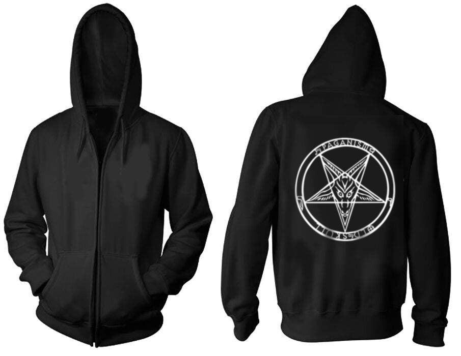 Sudadera Cierre Baphomet 2