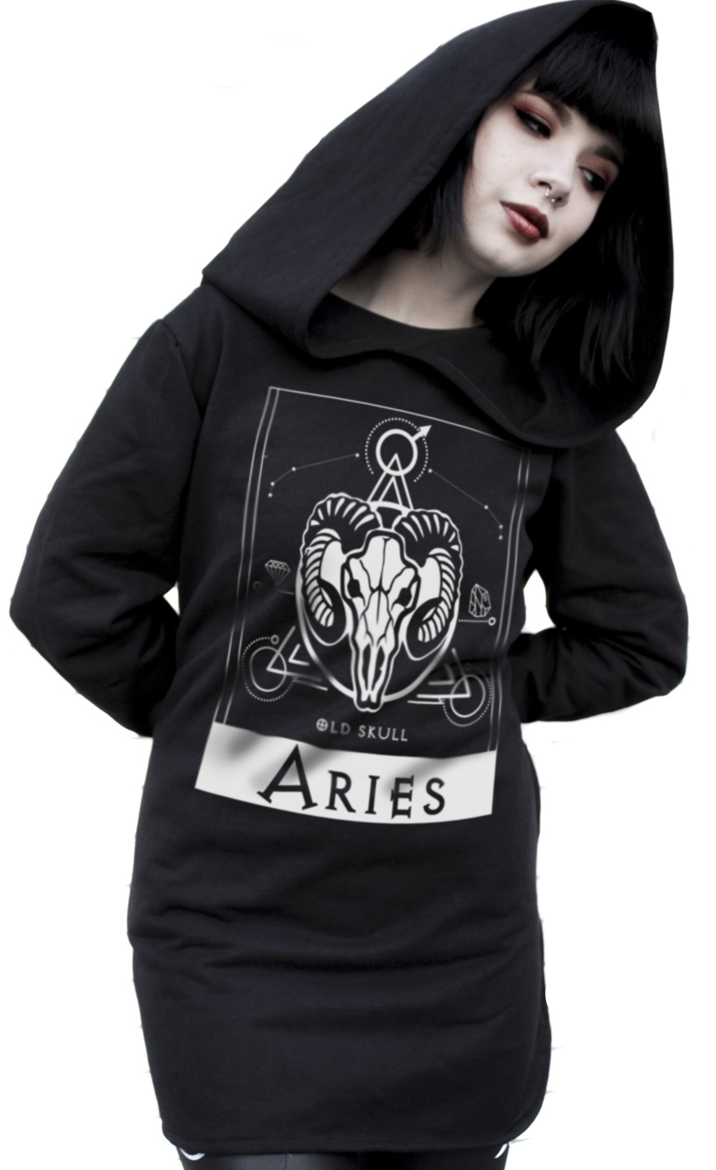 Sudadera larga Aries Zodiaco