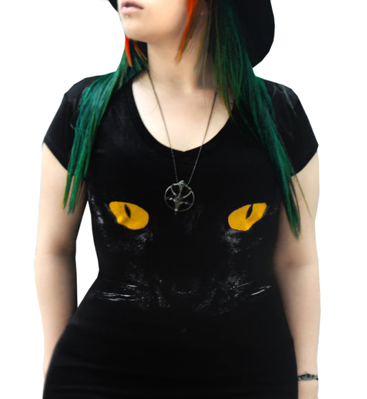 Blusa Gato Negro