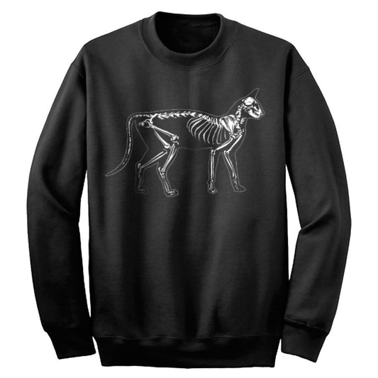 Sueter Sudadera Skeleton Cat