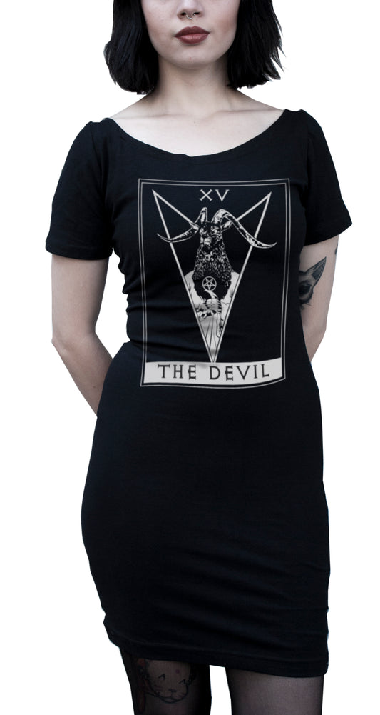 Vestido Manga Corta - The Devil Tarot