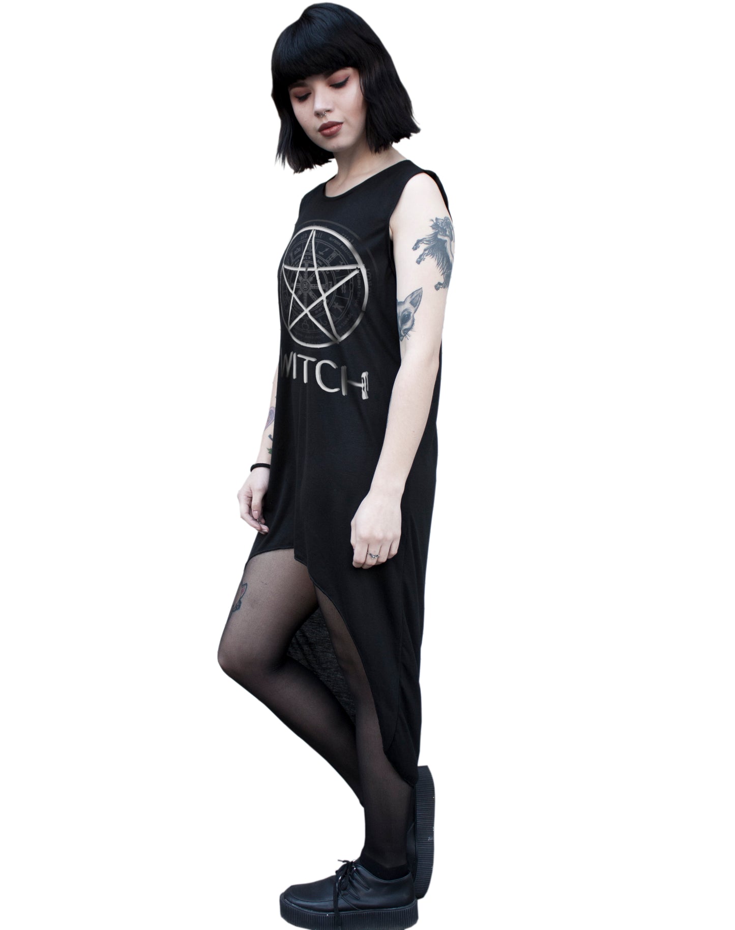 Blusón Asimétrico Witch Pentagrama