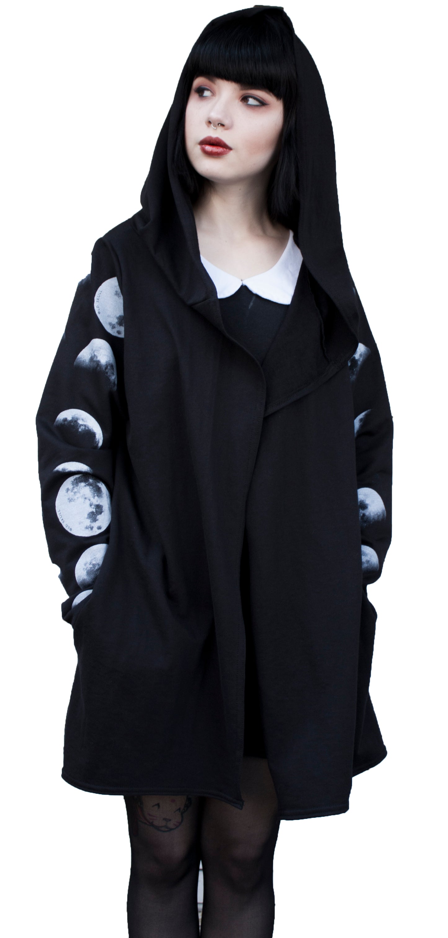 Abrigo Cardigan Moon Phases