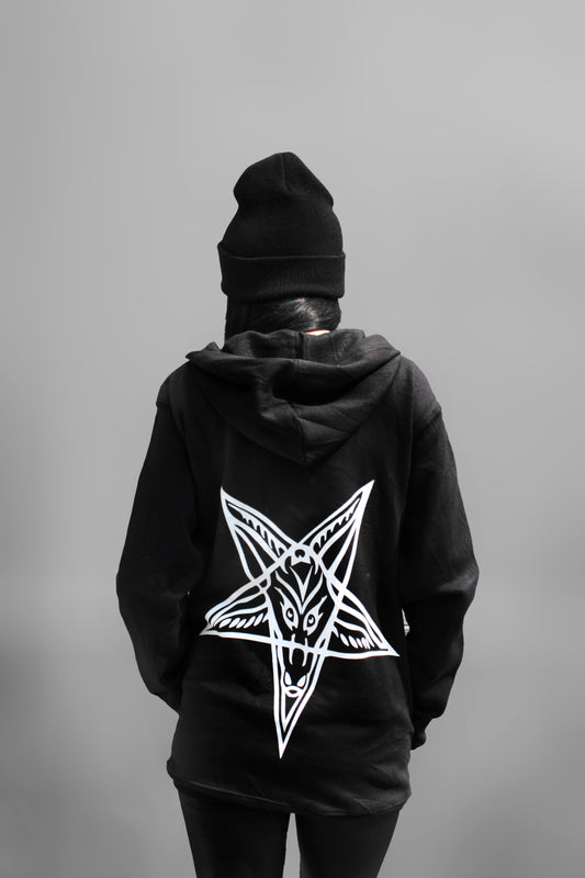 Sudadera Cierre Baphomet