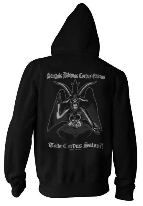 Sudadera Cierre Baphomet Satani