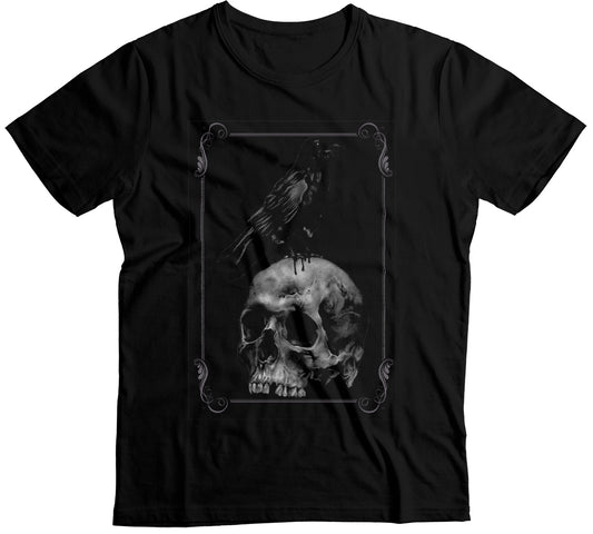 Playera Skull & Crow