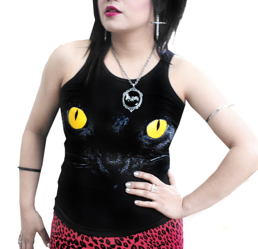 Tank Top Gato negro