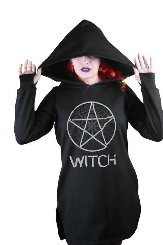 Sudadera larga Witch Pentagram