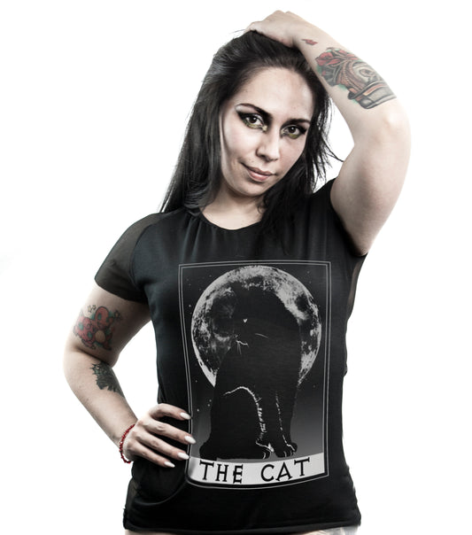 Blusa The Cat Tarot (con transparencia)