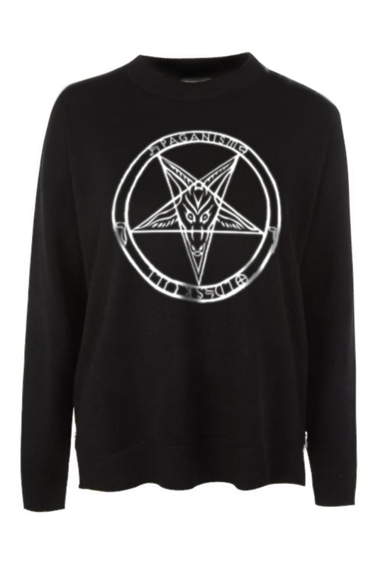 Sueter Sudadera Baphomet Circle