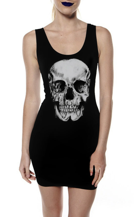 Vestido Tirante - Human Skull